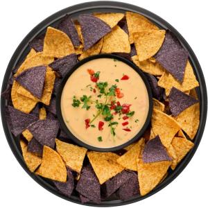 imagemadesmart Chip N Dip Dipware Bowl 2Piece Serving Set with Detachable Dip Bowl Durable Plastic Chip Tray for Entertaining Tabletop Snack Server Carbon