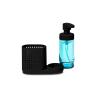 image:imagemadesmart Foaming Soap Station Sinkwear Collection Ventilated Compartment EcoFriendly Ergonomically Designed SoftGrip Base Small Carbon